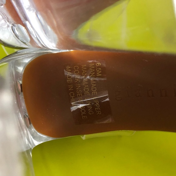 Gianni Bini Clear Rhinestone Studded Heels - Picture 7 of 12